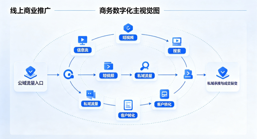 永平县线上商业推广怎么做？全域流量闭环搭建与低成本转化实战指南